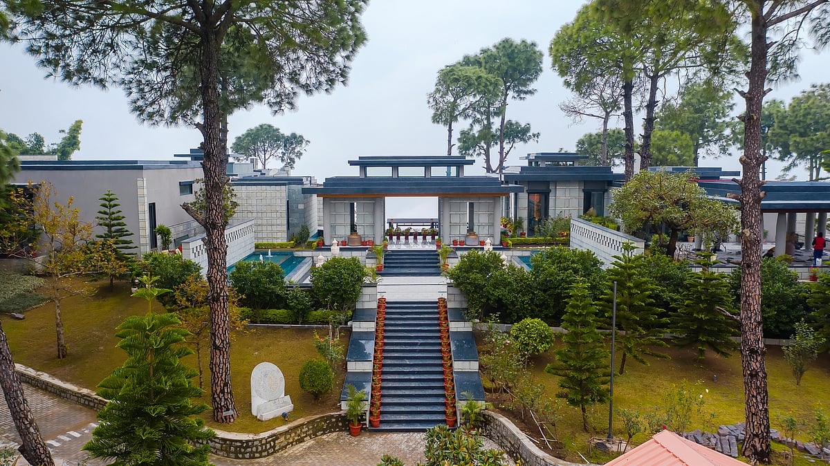 The entrance to the spa